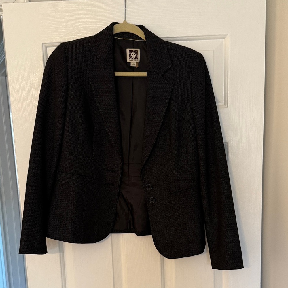 Anne Klein Black Blazer Jacket and pants